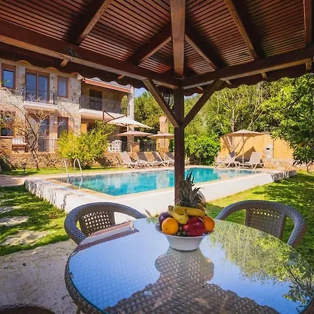Villa Kayakoey'de Oezel Havuzlu Muhafazakar Kaya *