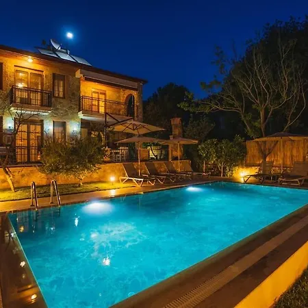 Villa Kayakoey'de Oezel Havuzlu Muhafazakar Kaya *