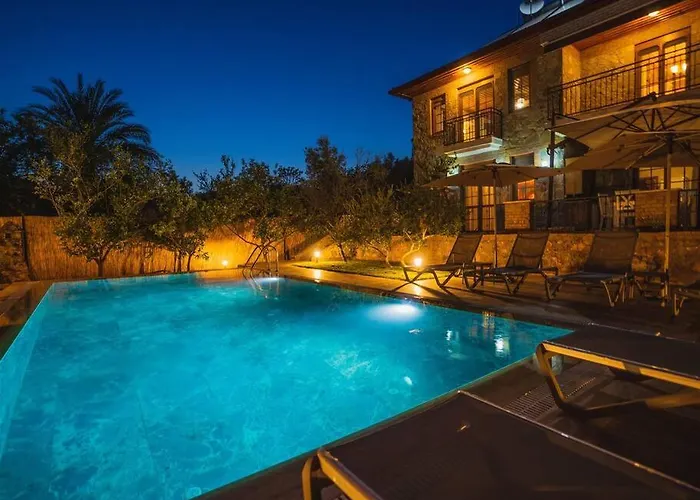 Villa Kayakoey'de Oezel Havuzlu Muhafazakar Kaya Fethiye